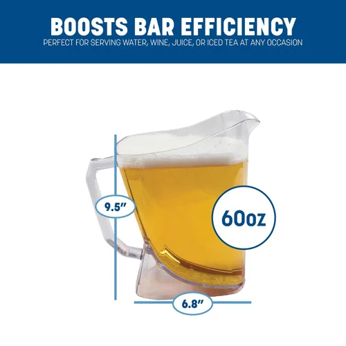 Miniatura 3 de Carlisle FoodService Products PPP60 Perfect Pour - Jarra de cerveza resistente a los golpes, 60 onzas