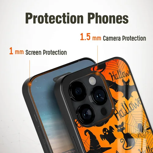 Miniatura 4 de Lindas fundas de teléfono de Halloween para iPhone 11 12 13 14 15 16 17 Pro Max Plus Mini XR Xs para Samsung Note 10 20 S21 S22 S23 S24 S25 S26