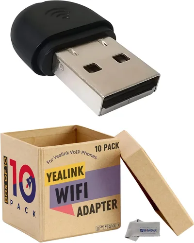 Yealink - Adaptador WiFi WF40 Dongle USB para teléfonos VoIP modelos compatibles - T46U, T48U, T41S, T42S, T46S, T48S, T52S, T54S, T42U, T43U, T27G,