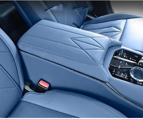 Miniatura 43 de Accesorios interiores personalizados para E-PACE EPACE 2018 2019 2020 2021 2022 2023 piel sintética para consola central reposabrazos cubierta