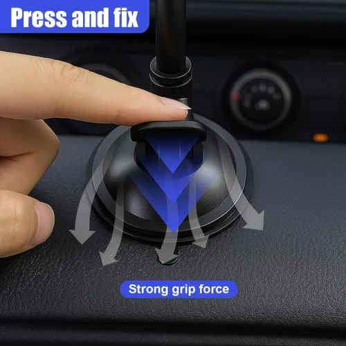Miniatura 5 de Soporte de teléfono para automóvil, cuello de cisne, brazo largo, ventana de parabrisas, soporte para manos libres antivibraciones con fuerte