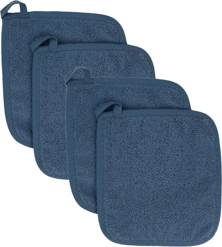Miniatura 34 de RITZ Agarraderas para ollas y salvamanteles de rizo: Resistente al calor sin igual, duradero 100% algodón – Diseñado ergonómicamente para un agarre