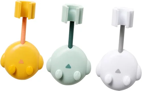 Miniatura 8 de Soporte para cabezal de ducha, soporte ajustable para cabezal de ducha con ventosa al vacío, soporte multifuncional para cabezal de ducha de mano