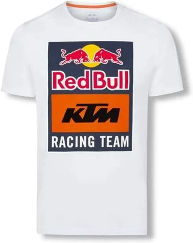 Miniatura 2 de KTM RED Bull Emblem TEE Blanco XL Original OEM, Rojo, blanco