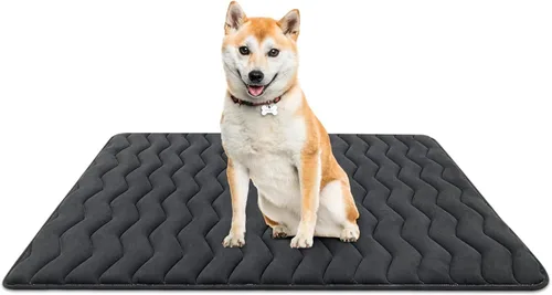 Miniatura 9 de Bubble bear - Tapete para jaula de perro ultra suave, lavable y antideslizante para perros pequeños, medianos y grandes, de color oscuro