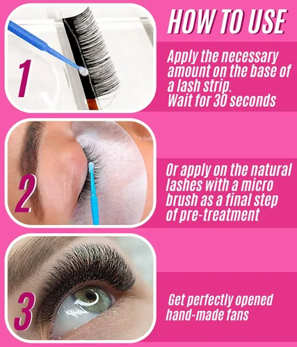 Miniatura 4 de Super Booster 0.5 fl oz & Extra Bonder 0.5 fl oz - Stacy Lash/Adhesivo Acelerador/Extensión de Pegamento Activador/Sellador/Previene