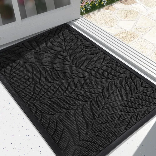 Miniatura 6 de Yimobra Tapete para puerta delantera para interiores y exteriores, 29.5 x 17 pulgadas, impermeable, para todas las estaciones, para entrada