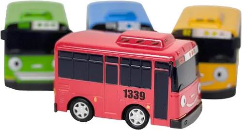 Miniatura 6 de Tayo Gani Lani Rogi - El Little Bus Tayo Set Especial de Vehículos de Metal 4 piezas
