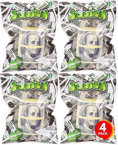 Miniatura 7 de ArtCreativity Juego de 4 juguetes para aliviar el estrés, para niños y adultos, recuerdos de fiesta de casino, sensoriales para niños, suministros
