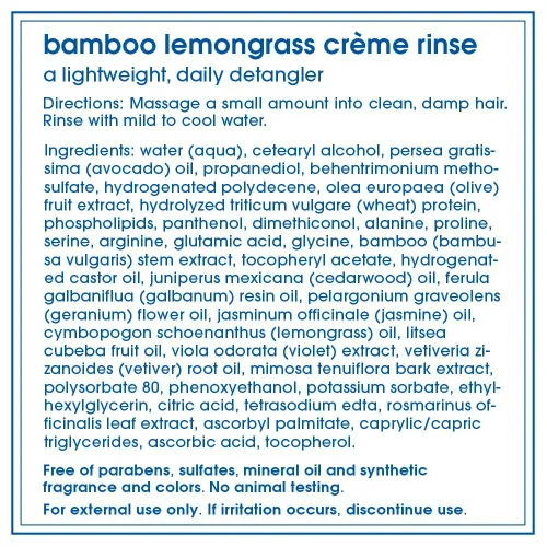 Miniatura 3 de LATHER Bamboo Lemongrass Champú y acondicionador – Suave champú hidratante diario y acondicionador desenredante para todo tipo de cabello – Ligero