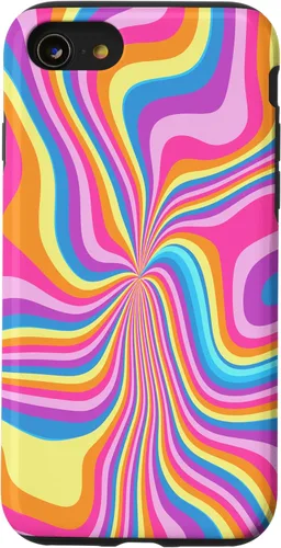 Miniatura 13 de iPhone 12 mini Groovy Liquid Swirl Retro 70's 80's Trippy Psychedelic Phone Case