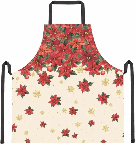Miniatura 44 de Dreaweet Delantal de cocina unisex con cuello ajustable de Navidad