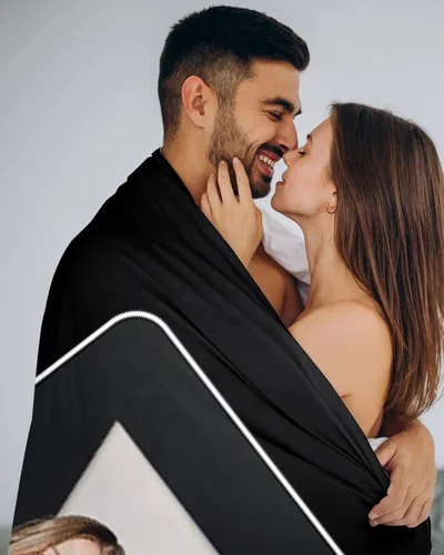 Miniatura 5 de Manta personalizada con imagen, regalo personalizado para mejores amigas, mejores amigas, hermanas, mejores amigas, manta de franela súper suave