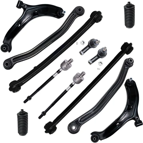 Miniatura 35 de Detroit Axle - Kit de extremo delantero para Ford 1998-2001 Explorer Mercury Mountaineer, 4 barras estabilizadoras delanteras y traseras, 2 brazos