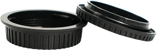 Miniatura 4 de NIYI Juego de 2 unidades, tapa del cuerpo de la cámara y tapa trasera de lente, compatible con Canon EFEF-S Mount DSLR cubierta protectora de lente