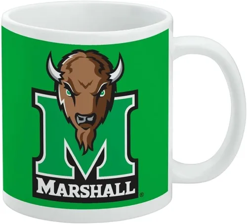 Taza de cerámica con logotipo principal de Marshall, tazas originales para regalo para café, té y bebidas calientes, 11 oz, blanca