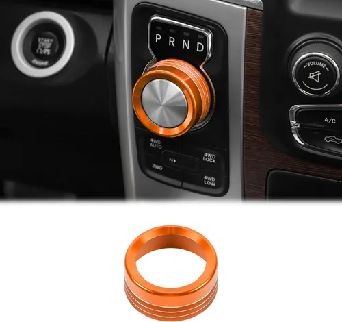Miniatura 16 de Voodonala para Dodge RAM - Cubierta de perilla selectora de ajuste de interruptor de faro delantero de aluminio para Dodge RAM 2010-2017, accesorios