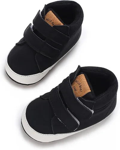 Miniatura 5 de SOFMUO Zapatos deportivos para bebés, niños y niñas, de piel sintética, antideslizantes, suela de goma suave, botines de vestir para niños pequeños