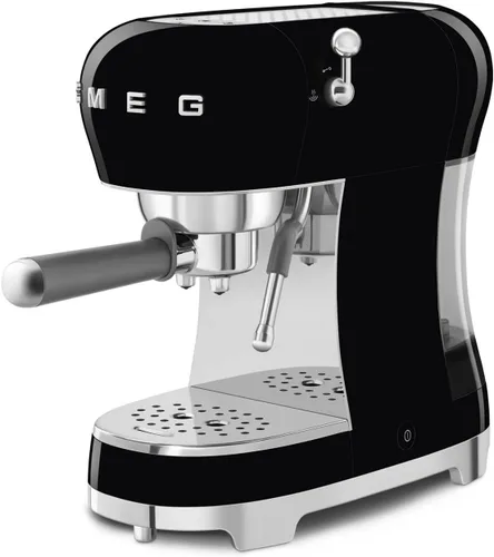Miniatura 4 de Smeg - Máquina de café expreso manual con varita de vapor, 15 bares de presión, filtro porta de acero inoxidable, calentador de taza pasivo, Negro