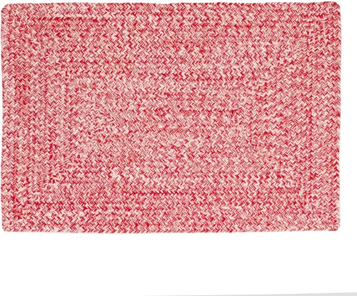 Miniatura 15 de Super Area Rugs Farmhouse - Alfombra trenzada de algodón reversible para cocina, gris y blanco, 4 x 6 pies, ovalada