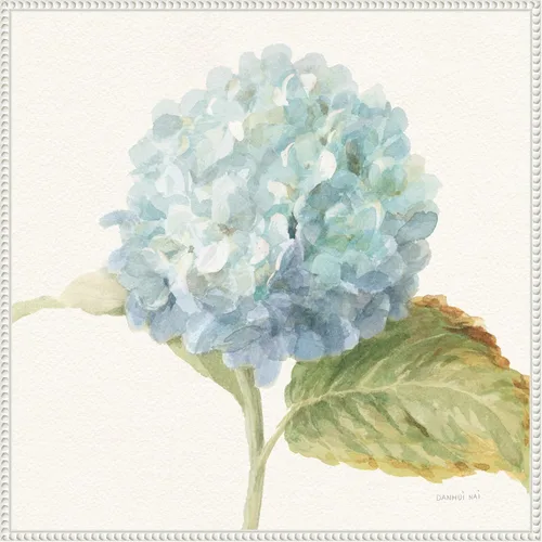 Miniatura 16 de Amanti Art Lienzo enmarcado para pared, 16 x 16 pulgadas, saco floral V cultivo de hortensia azul por Danhui Nai, lienzo enmarcado para pared, obras