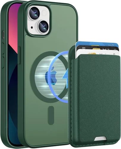 Miniatura 21 de Funda magnética para Google Pixel 9A, cartera magnética desmontable con tarjetero [compatible con MagSafe] de grado militar, a prueba de golpes