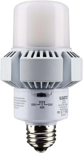 Satco S13161, 25 vatios, base media, tipo B, 100-277 voltios, tecnología ColorQuick, bombilla LED