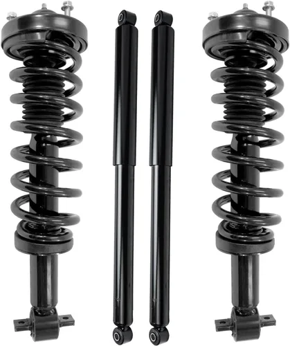 Miniatura 95 de Detroit Axle - Puntales y Amortiguadores para Chevy Traverse Buick Enclave GMC Acadia Saturn Outlook 2007-2012, 2 puntales delanteros con resorte
