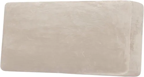 Miniatura 146 de H.VERSAILTEX - Funda de terciopelo elástica y afelpada para protección de cojines de sofá biplaza, silla o sofá, 2 piezas, tamaño grande, color gris