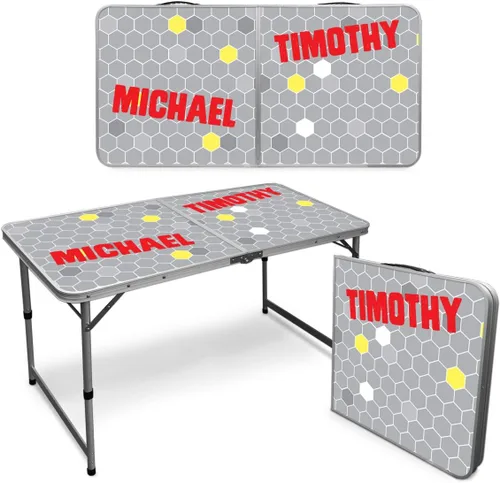 Miniatura 7 de Infusion Mesa plegable prémium personalizada de 4 pies para artes y actividades