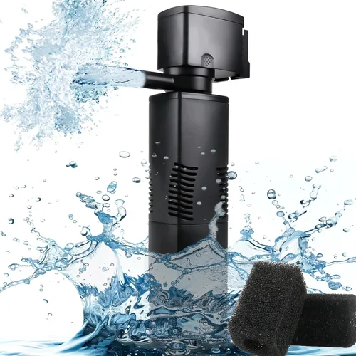 Filtro de acuario para tanque de 55-150 galones, filtro interno para tanque de peces, bomba potente sumergible para tanques de peces grandes,