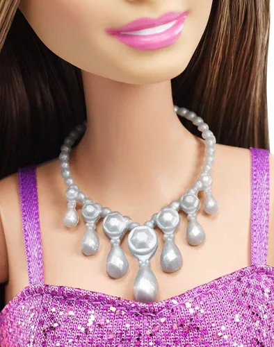 Miniatura 3 de Muñeca Barbie, vestido púrpura