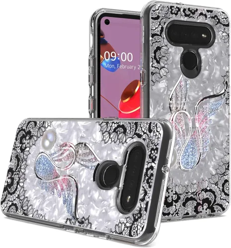 Miniatura 7 de Para LG K51, LG Reflect (LM-K500) - Funda híbrida de TPU - AC4 Azul