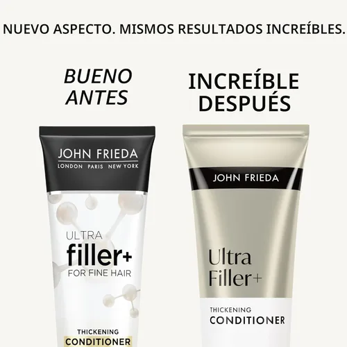 Miniatura 2 de John Frieda ULTRAfiller+ Acondicionador Espesante, Acondicionador Fortalecedor para Cabello Dañado o Fino, Infundido con Biotina y Ácido Hialurónico