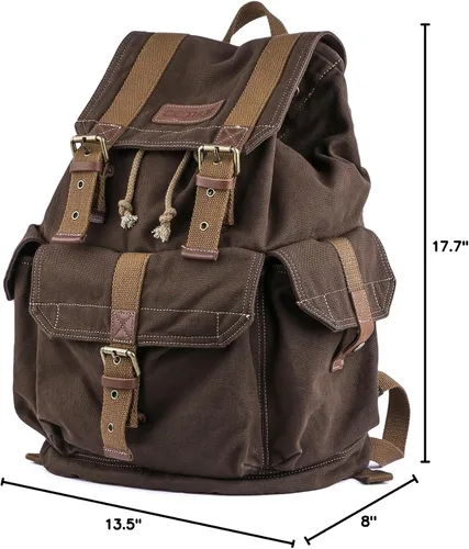 Miniatura 54 de Gootium 21101 - Mochila de lona gruesa de alta densidad