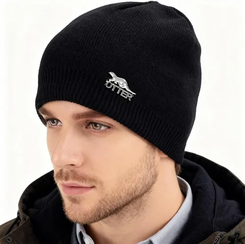 Miniatura 5 de Gorro de punto impermeable 100% a prueba de viento - Gorro de calavera con forro de lana para hombres y mujeres, gorro de invierno cálido