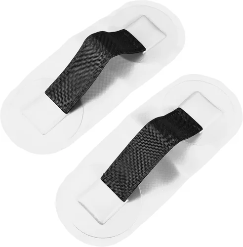 X AUTOHAUX 2 parches universales de mango de correa de PVC para canoas bote balsa y tabla de surf Blanco