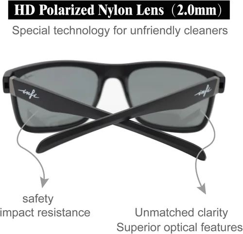 Miniatura 3 de INFI Gafas de sol polarizadas de pesca para hombre, para conducir, correr, con protección UV400