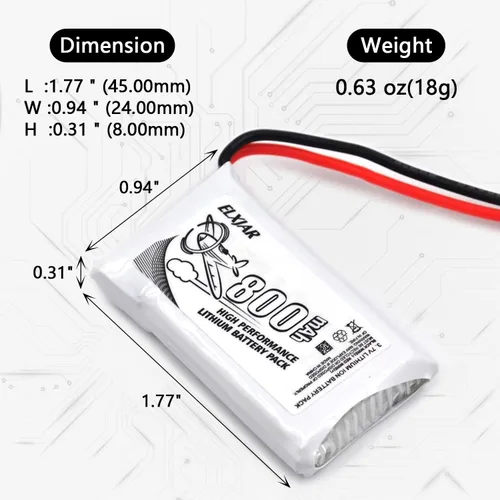 Miniatura 3 de Coonyard Paquete de 10 baterías de litio de 3.7 V 800 mAh con cargador 5 en 1 para SYMA X5C X5C-1 X5 X5SC X5SW H5C V931 S5C S5W SS40 FQ36 T32 T5W