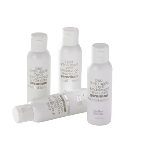Atelier Bloem - Acondicionador fortalecedor de geranio, colección Kimpton Hotel, baño y cuerpo, albahaca, manzana verde, neroli, sándalo, cardamomo