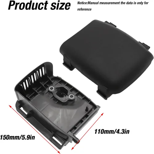 Miniatura 4 de SYOWADA 14 743 03-S Kit de reemplazo de cubierta de filtro de aire para Kohler XT650 XT675, Kit de reemplazo de base de cubierta de filtro de aire
