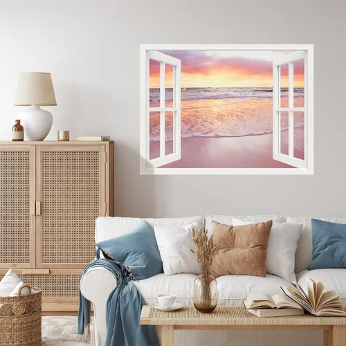 Miniatura 34 de wall26 Adhesivo de pared extraíble/mural de pared Spring on the Plains Creative Window View Decoración de pared - 36 x 48 pulgadas Primavera