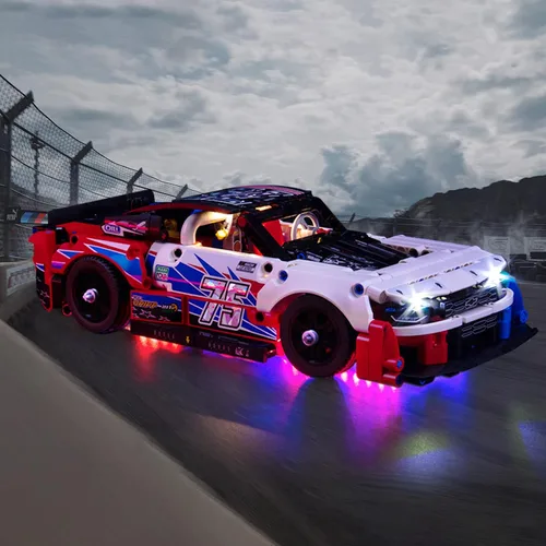 Miniatura 5 de BrickBling LED Light Compatible with Lego Technic Nascar Next Gen Chevrolet Camaro ZL1 42153 Model Car, Creative Lighting Kit Compatible with Lego
