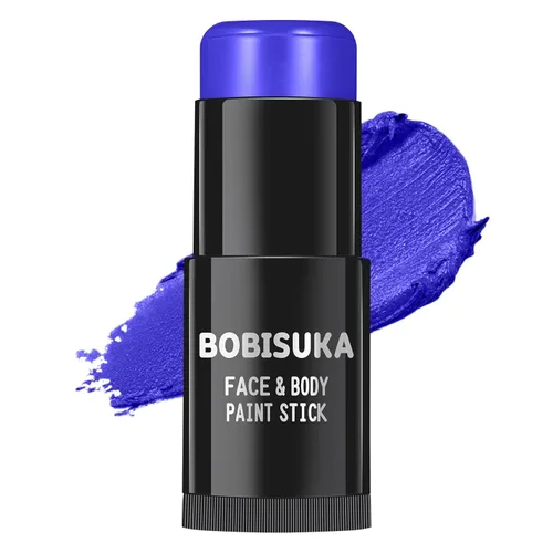 Miniatura 17 de BOBISUKA Palo de pintura facial dorada, impermeable, metálico, dorado, de cuerpo completo, kit de pintura mezclable para Halloween, maquillaje SFX