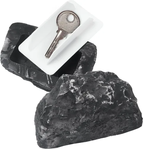 Oculta una llave exterior resistente a la intemperie para llaves de repuesto de tamaño estándar, soporte oculto para llaves de hogar