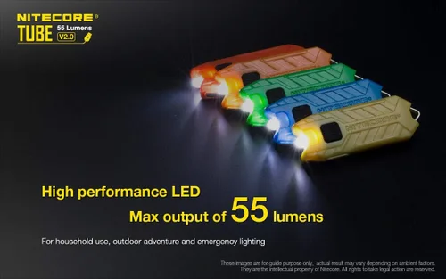 Miniatura 10 de Nitecore Unisex Tube V2 Schlüsselanhänger Licht Negro