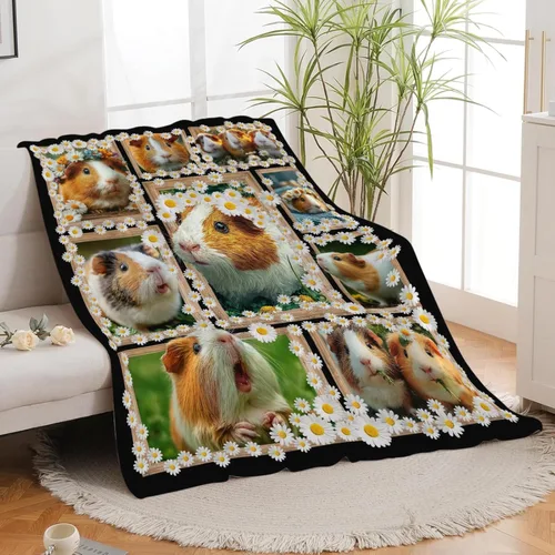 Miniatura 304 de Manta de Foca del Océano, Regalos de Focas para Niños, Niñas, Adultos, Mujeres y Hombres, Suave, Acogedora, Cálida, Felpa Esponjosa, Mullida