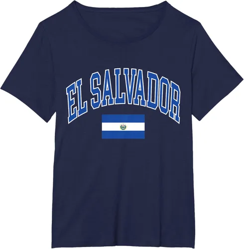 Miniatura 5 de Camiseta con estampado de bandera de El Salvador
