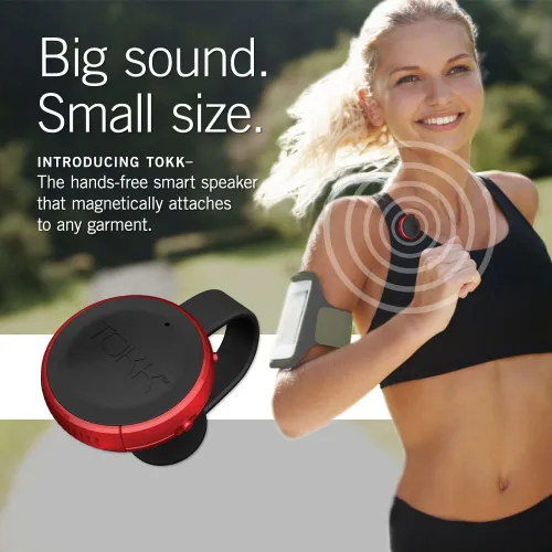 Miniatura 4 de TOKK Smart Wearable Assistant manos libres Bluetooth altavoz teléfono, negro (TOK-00329)