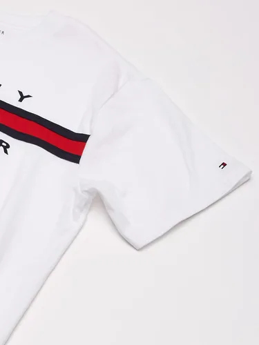 Miniatura 3 de Tommy Hilfiger Camiseta de manga corta con cuello redondo para niño, ropa de uso diario